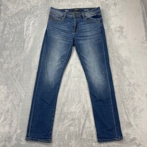 Liverpool Jeans Mens 32x32 Blue Denim Faded Modern Straight Leg 5-Pocket Design